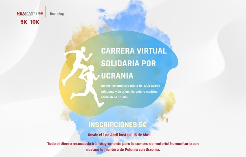 Carrera Solidaria Virtual por Ucrania